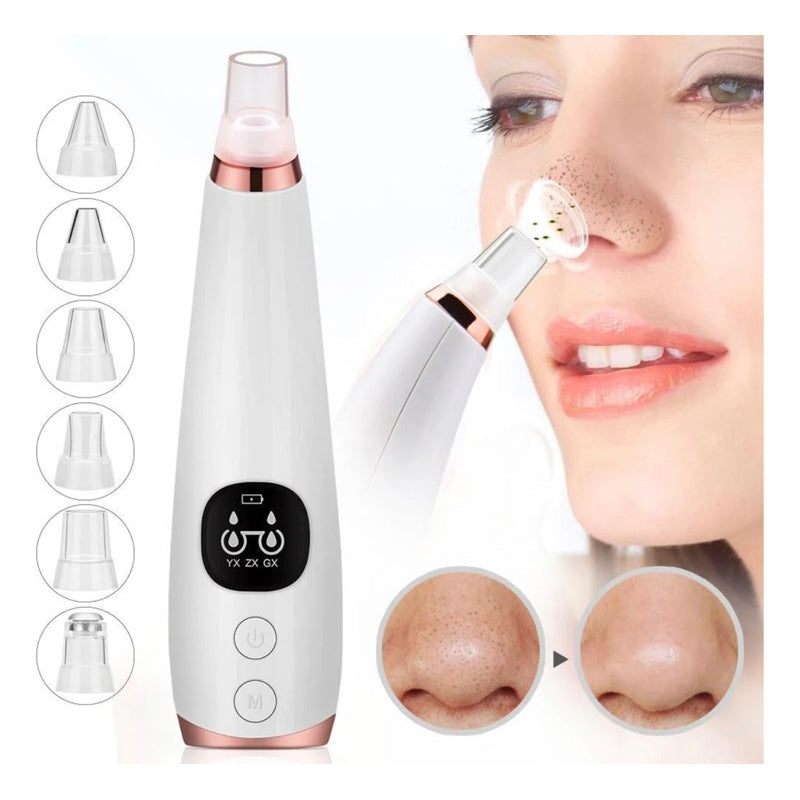 Aparelho Removedor de Cravo Espinhas Via Sucção Vácuo Sem Marcas na Pele Limpeza de Pele Profunda