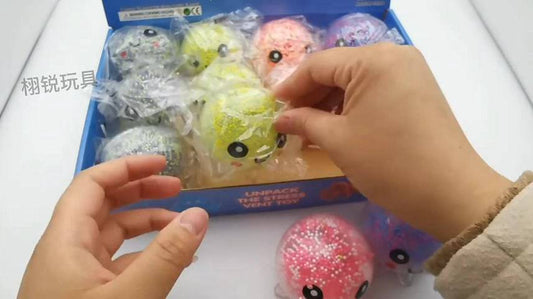 (Neil Baby) brinquedo anti stress 3D luminoso Squishy Bichinhos Macio Anti Stress de Apertar Alívio Ansiedade Fidget Sortido